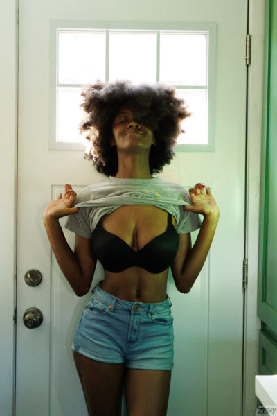 Angel Avril Denim Fetish 2 Zishy