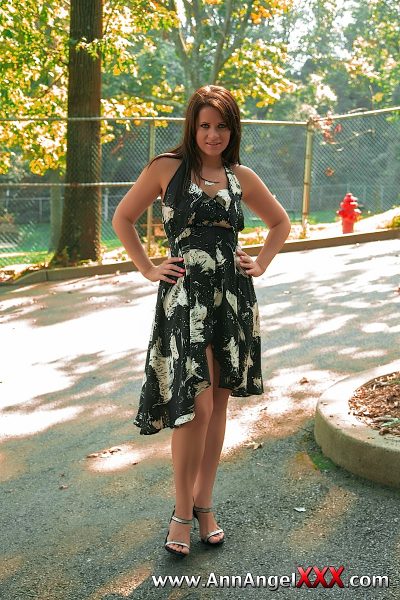 Ann Angel XXX Dress Flasher