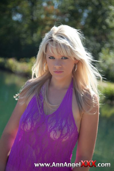 Ann Angel XXX Purple Sheer