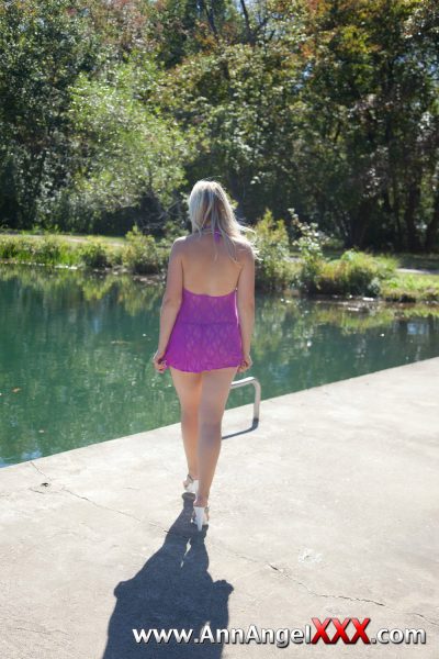 Ann Angel XXX Purple Sheer