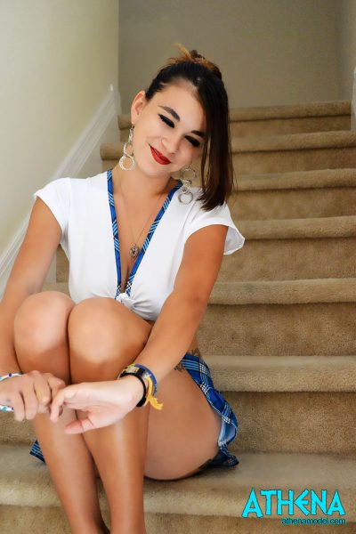 Athena Model Schoolgirl Cutie