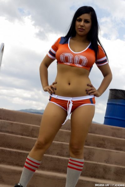 Briana Lee VIP Football Fan