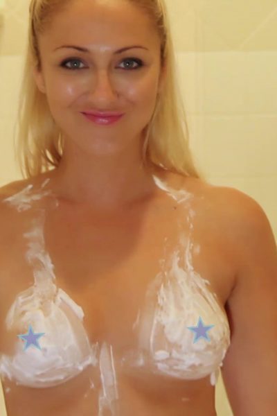 Brooke Marks Shaving Cream Screencaps