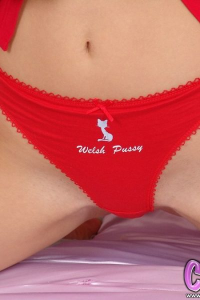 Callista Model Sexy Red Thong