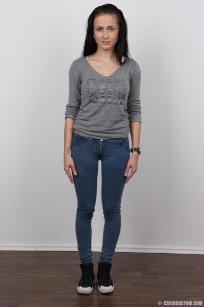 Denisa Busty Brunette Czech Casting