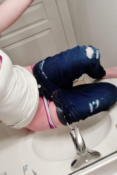 Freckles 18 Bathroom Cutie