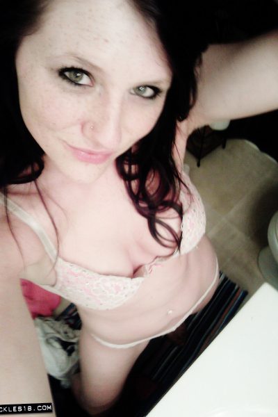 Freckles 18 Bathroom Cutie