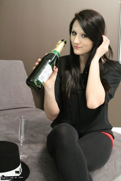 Freckles 18 Black Yoga Pants