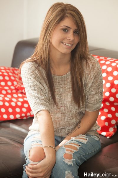 Hailey Leigh Blue Jeans Strip