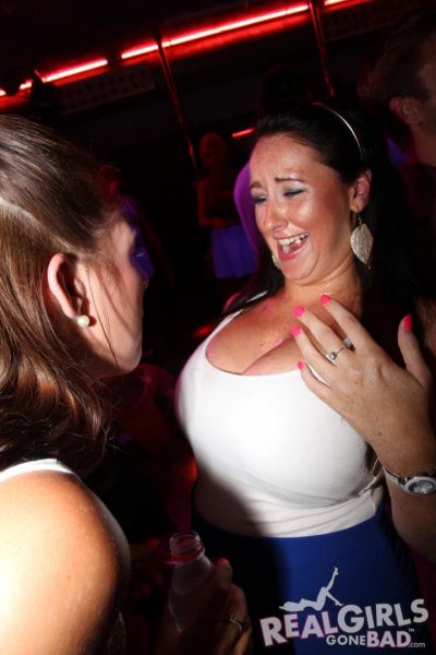 Huge Boobs In The Club