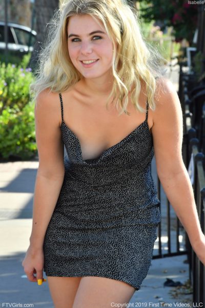 Isabelle FTV Girls Downblouse Tease