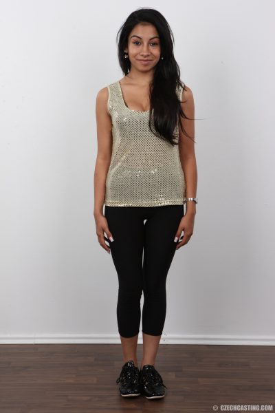 Iveta Perky Brunette Czech Casting