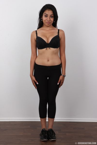 Iveta Perky Brunette Czech Casting