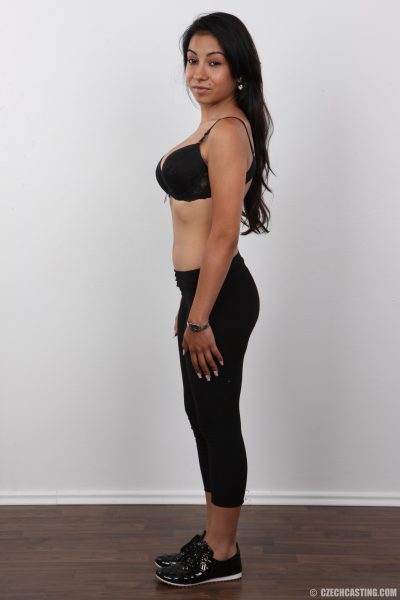 Iveta Perky Brunette Czech Casting