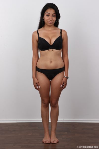 Iveta Perky Brunette Czech Casting