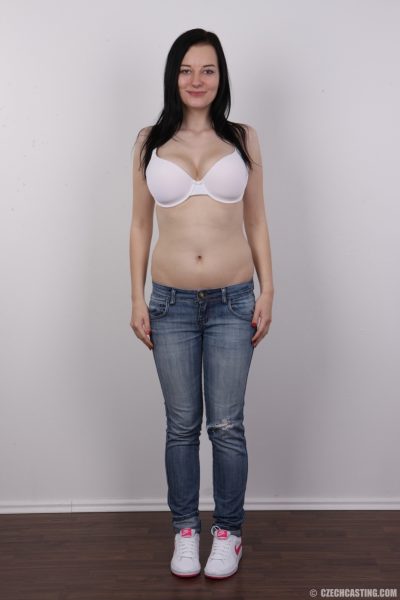 Jana Sexy Brunette Czech Casting