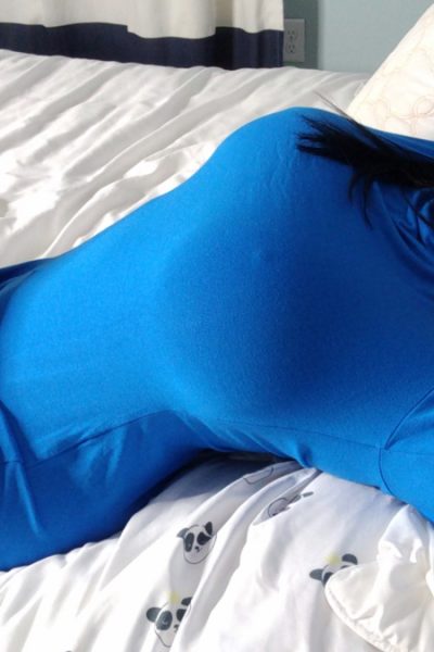 Kayla Kiss Blue Sweater Dress