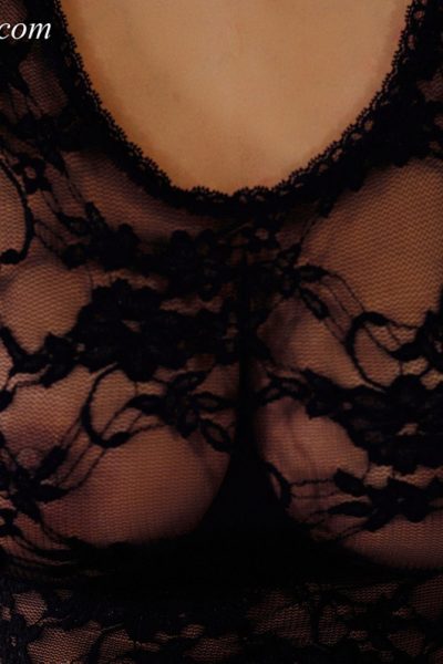 Layla Rose Sheer Black Lingerie