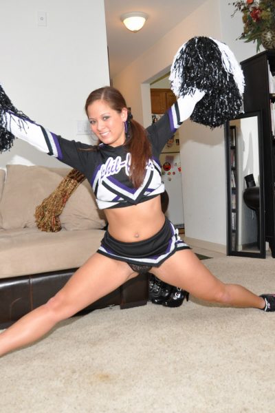 Lexi Cheerleader Training