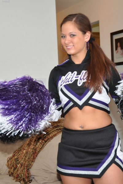 Lexi Cheerleader Training