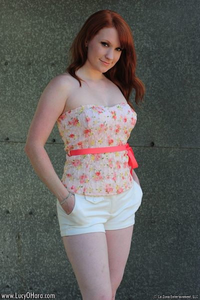 Lucy Ohara White Shorts