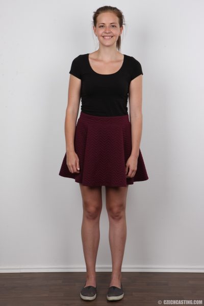 Magdalena Cute Brunette Czech Casting