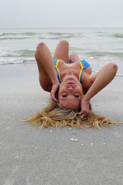 Meet Madden Blue and Yellow Bikini