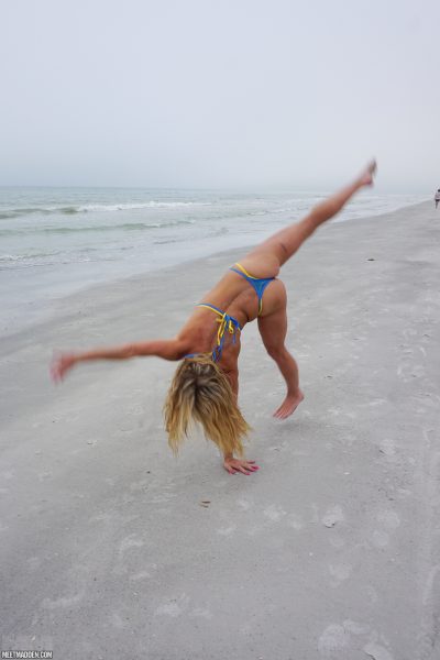 Meet Madden Blue and Yellow Bikini