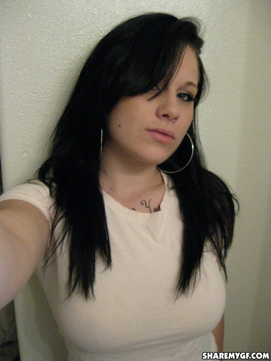 beautiful black hair self shot girlfriend