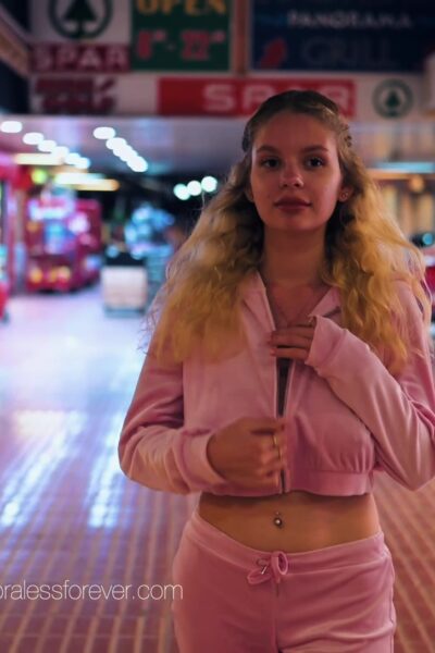 Mila Amour Big Boobs Exposed In Public Braless Forever