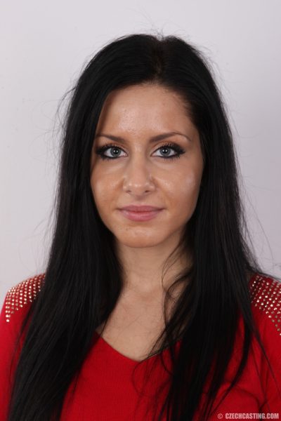 Milena Beautiful Brunette Czech Casting