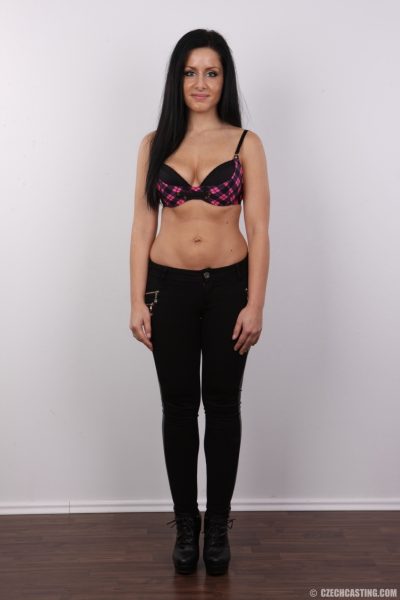Milena Beautiful Brunette Czech Casting