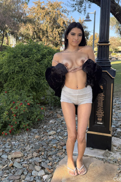 Monica Naked At The Park FTV Girls