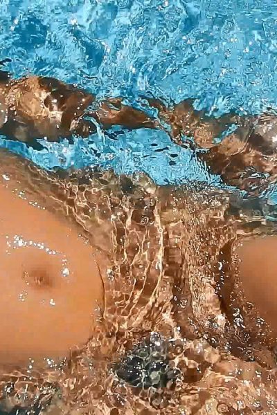 Nikki Sims Swimming Naked
