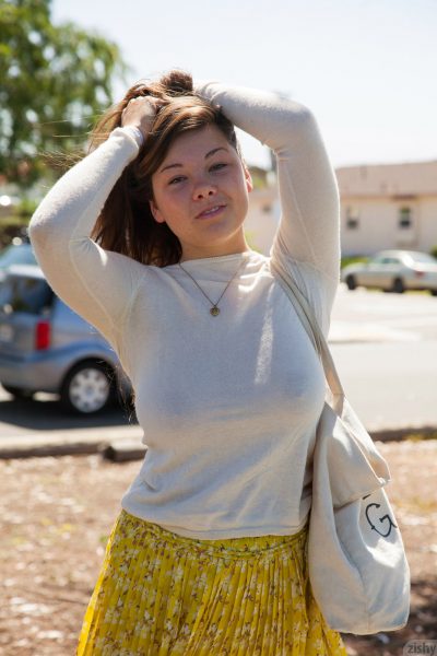 Nikki Yann Sweater Boobs Zishy