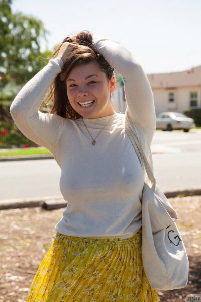 Nikki Yann Sweater Boobs Zishy