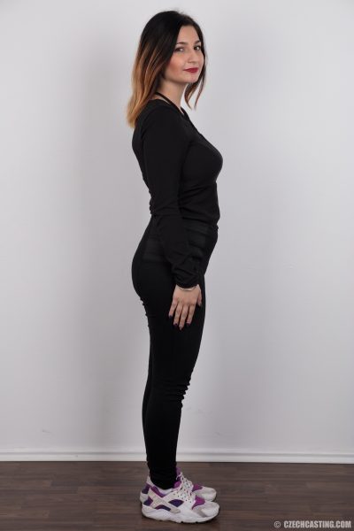 Nikola Busty Brunette Czech Casting