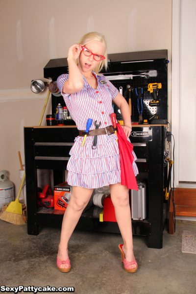 Pattycake Pinup Mechanic Girl