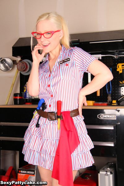 Pattycake Pinup Mechanic Girl